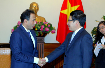 Recibe vice primer ministro de Vietnam a embajador de Emiratos Árabes Unidos